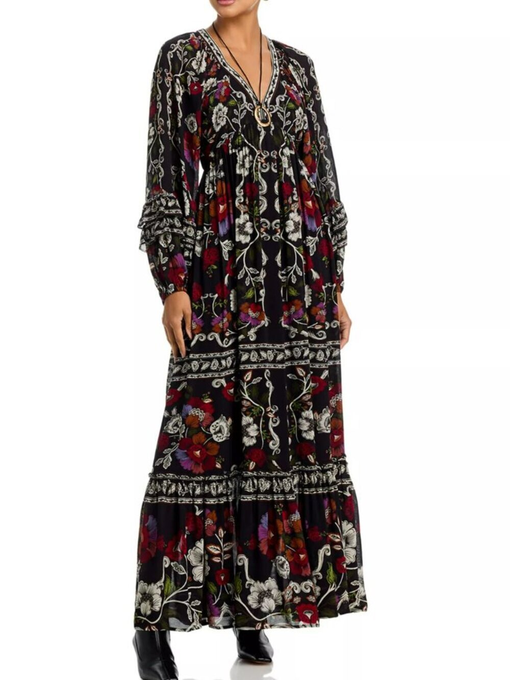 FARM Rio Rococo Flowers Maxi Dress